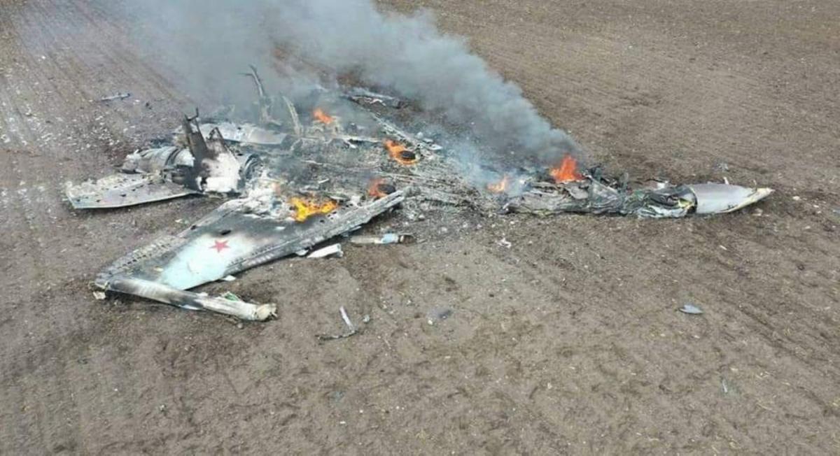Украинские защитники уничтожают вражеские самолеты / фото ВСУ
