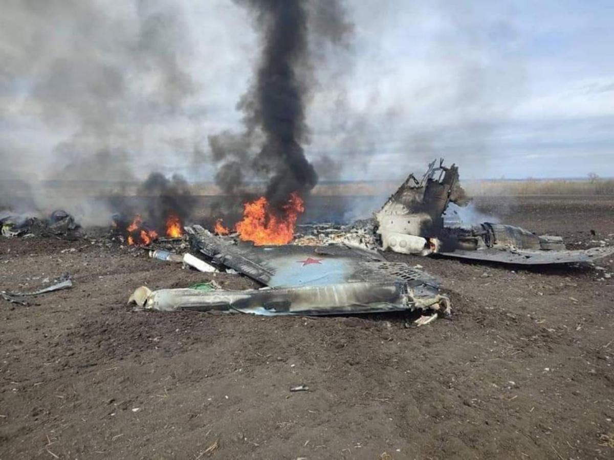 Украинские защитники легко сбивают российские самолеты / фото ВСУ
