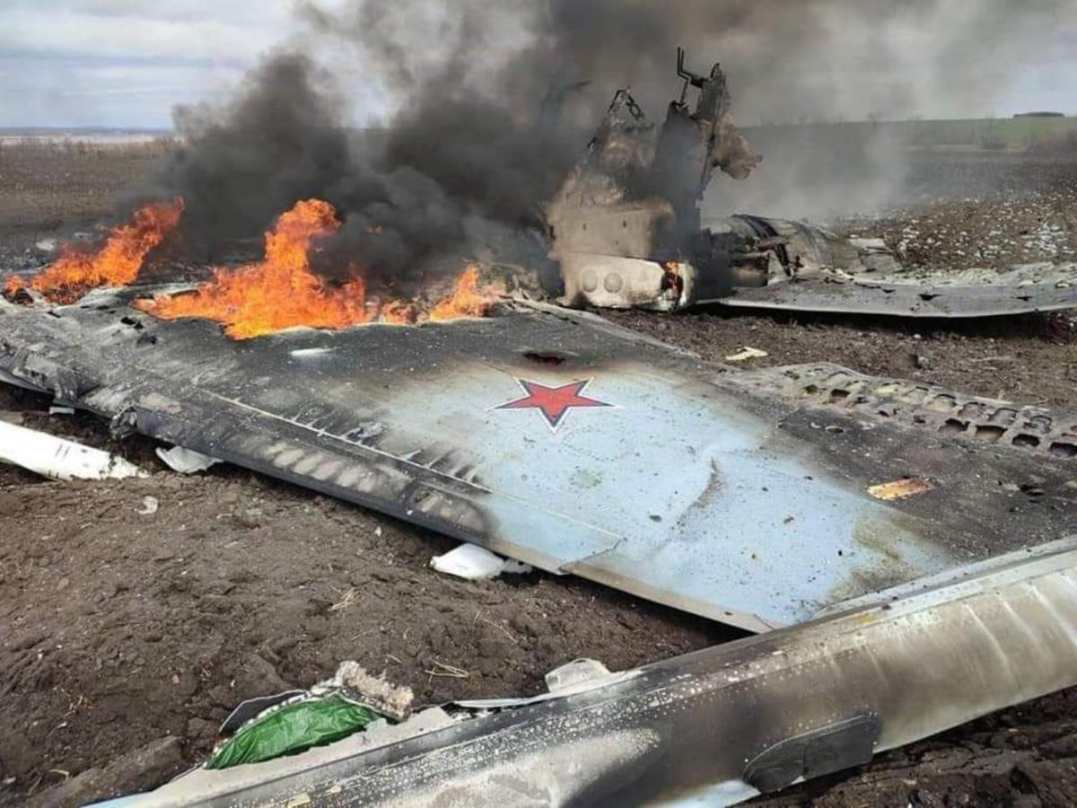 Downed Russian plane / photo of the Armed Forces of Ukraine