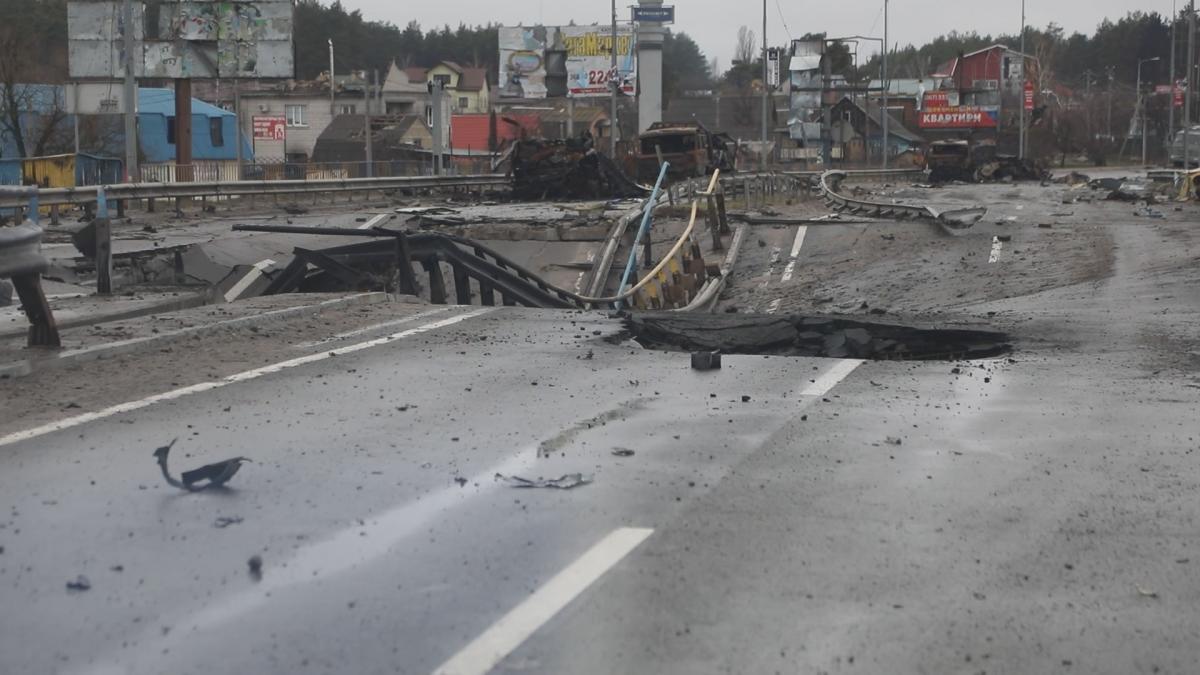Россия разрушает инфраструктуру Украины / фото Военное телевидение Украины