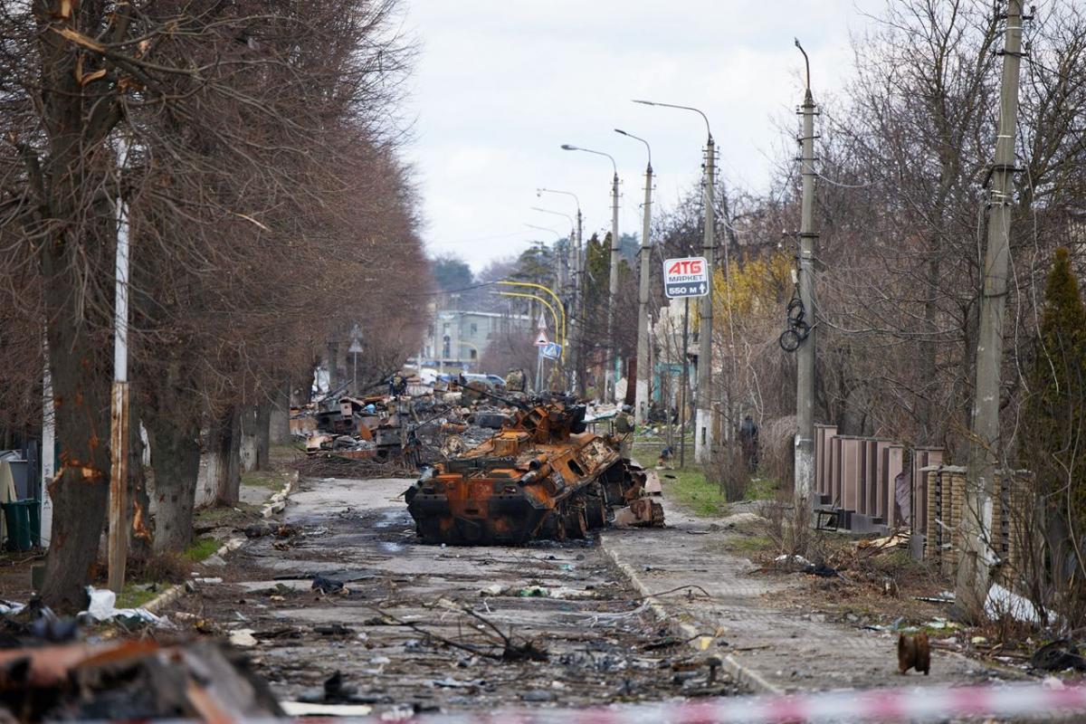 РосЗМІ опублікувало неспростовний доказ вбивств мирних громадян окупантами в Бучі / фото president.gov.ua