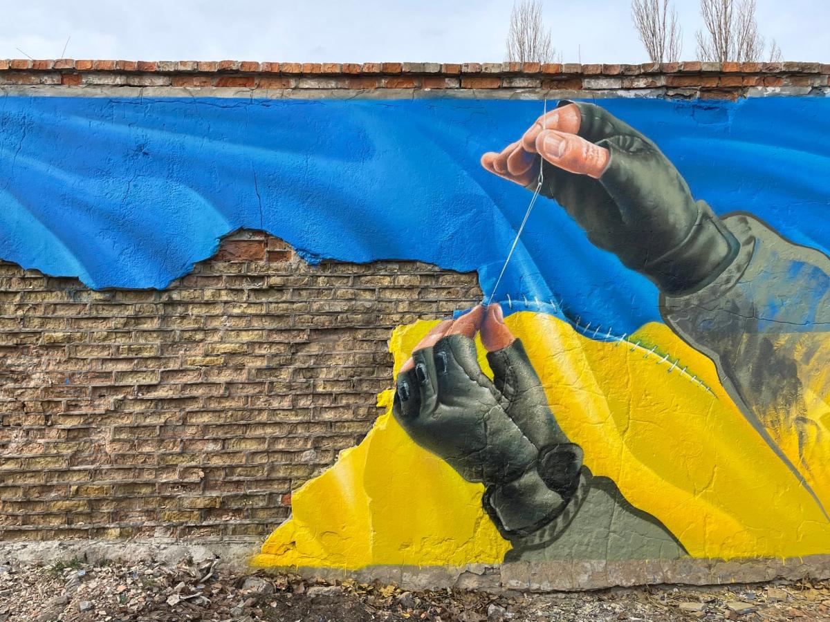 Новий мурал Саші Корбна в Києві / фото facebook.com/Sasha.Korban2 Новий мурал Саші Корбна в Києві / фото facebook.com/Sasha.Korban2