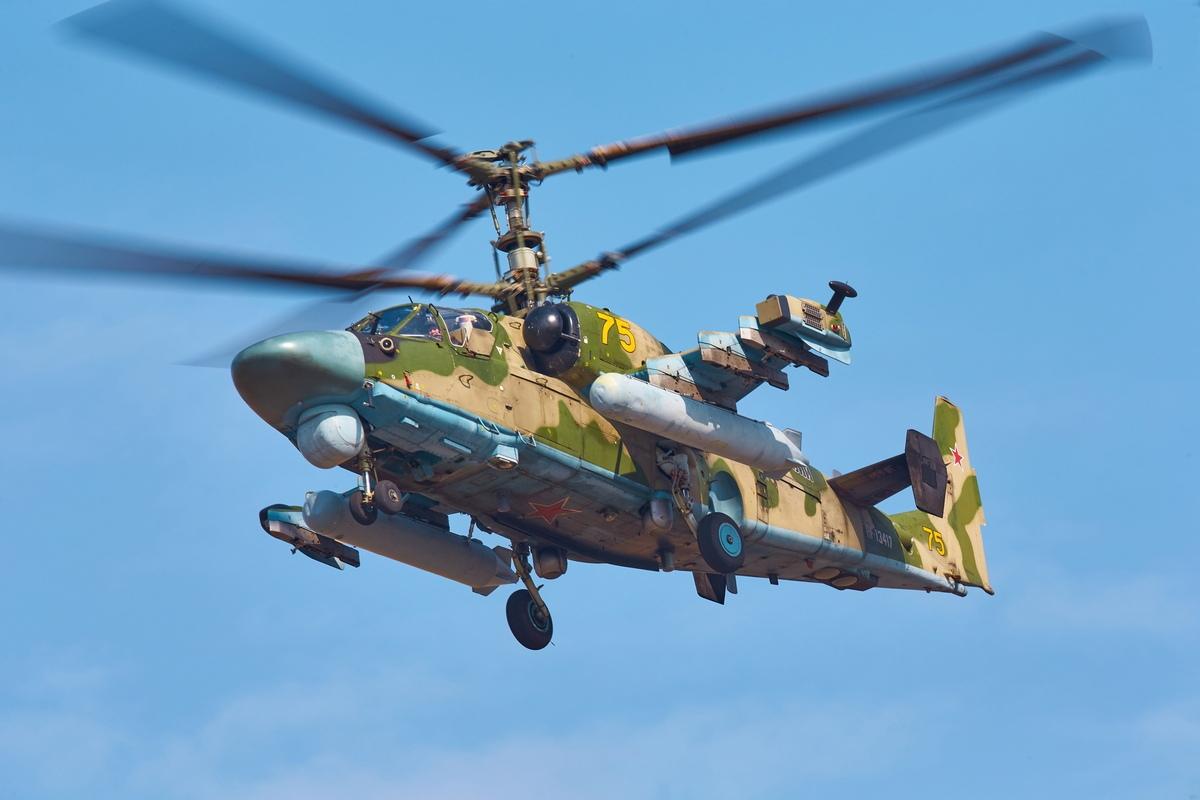 Ka-52 helicopter / photo of the Ministry of Defense of the Russian Federation