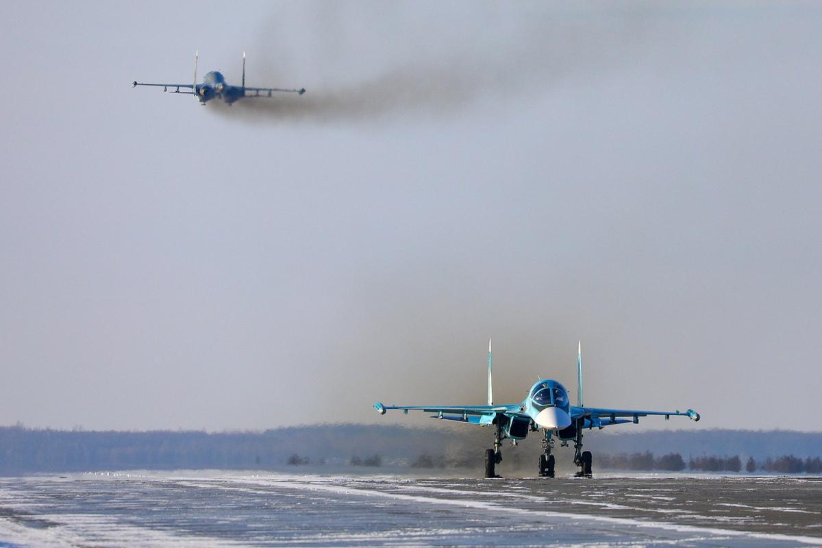 Командование РФ переместило свои самолеты поближе к Каспийскому морю / фото Минобороны РФ
