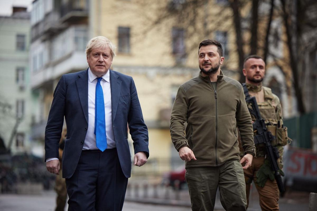 Борис Джонсон призывает помогать Украине / Офис Президента Украины Борис Джонсон призывает помогать Украине / Офис Президента Украины
