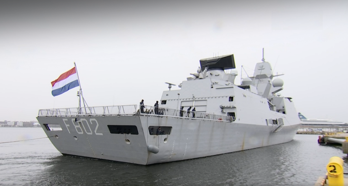 NATO ships entered the Baltic Sea / screen video