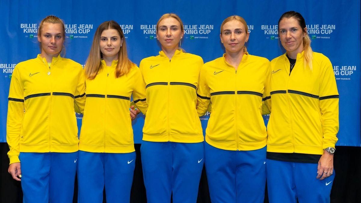 Женская сборная Украины по теннису / фото twitter.com/BJKCup