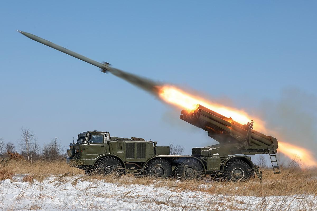 Три установки “Ураган” були знищені на Херсонщині / фото Міноборони Російської Федерації Три установки “Ураган” були знищені на Херсонщині / фото Міноборони Російської Федерації