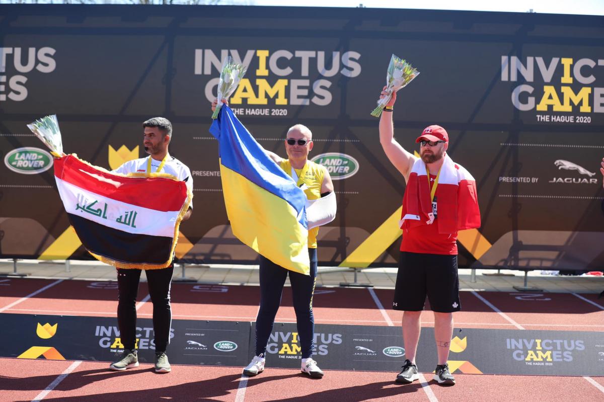 Родіон Сітдіков виборов «золото» у штовханні ядра / фото InvictusGamesTeamUkraine Родіон Сітдіков виборов «золото» у штовханні ядра / фото InvictusGamesTeamUkraine