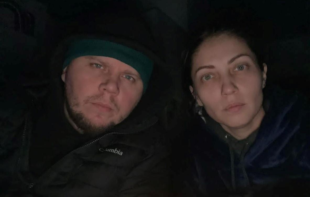 Ульяна и Виталий Пчелкины почти две недели провели в оккупированной Буче / фото Facebook/Ульяна Пчелкина 