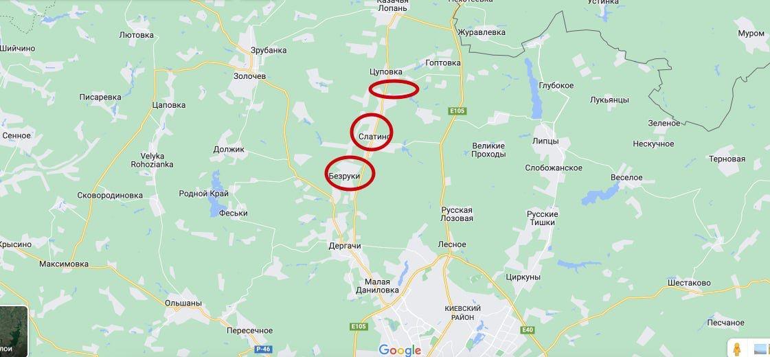 Українські військові закріпилися у селі Безруки та селищах Слатіно і Прудянка Українські військові закріпилися у селі Безруки та селищах Слатіно і Прудянка