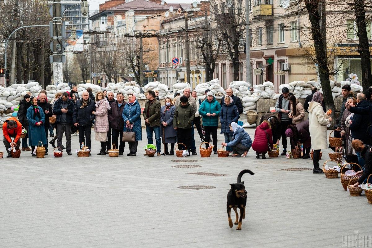 Великдень 2022 у Житомирі / фото УНІАН (В'ячеслав Ратинський)