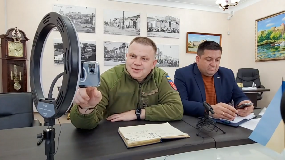 Мэр Белгород-Днестровского Виталий Граждан / скриншот с видео