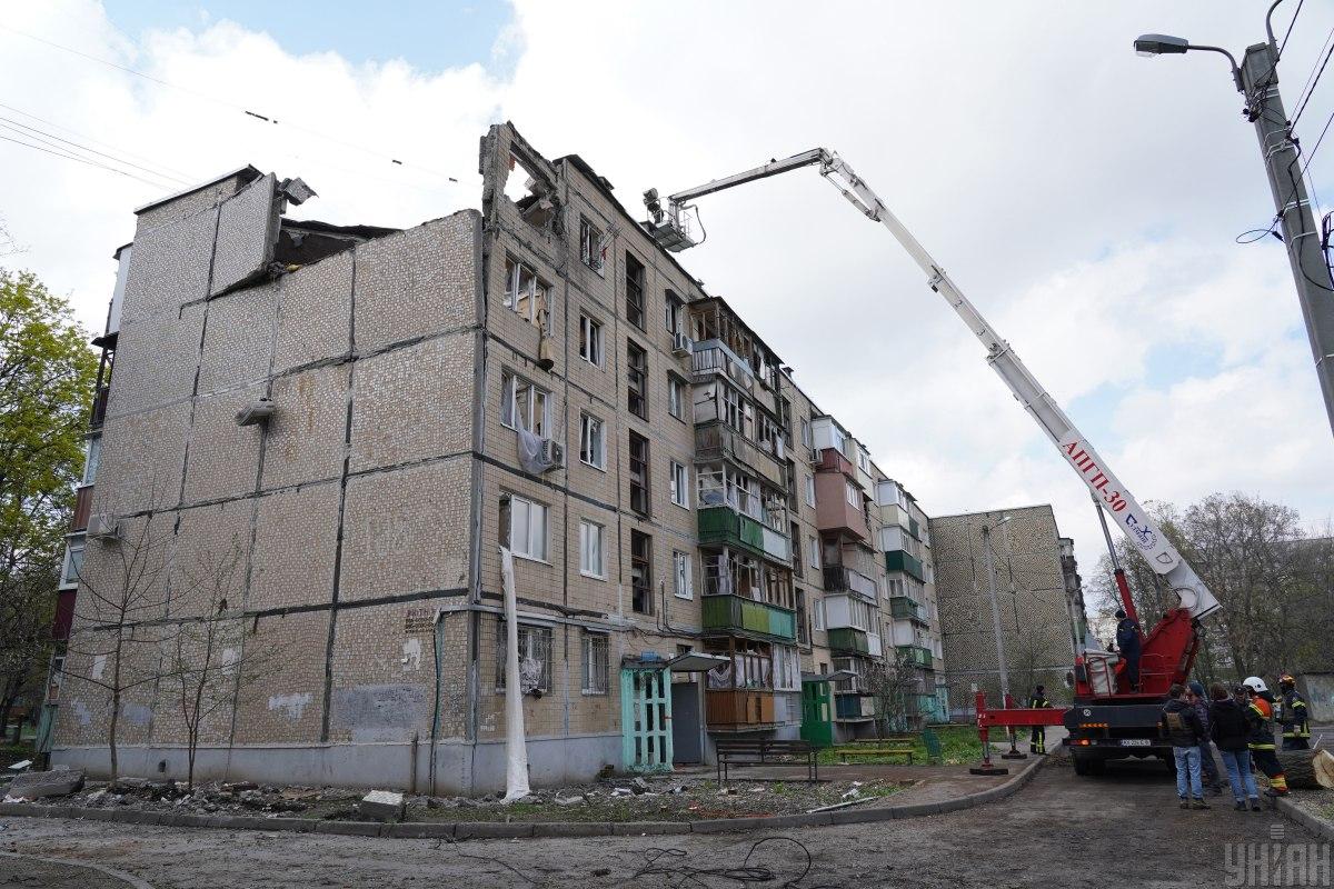 В Харькове начали отстраивать жилье \ фото УНИАН, Андрей Мариенко
