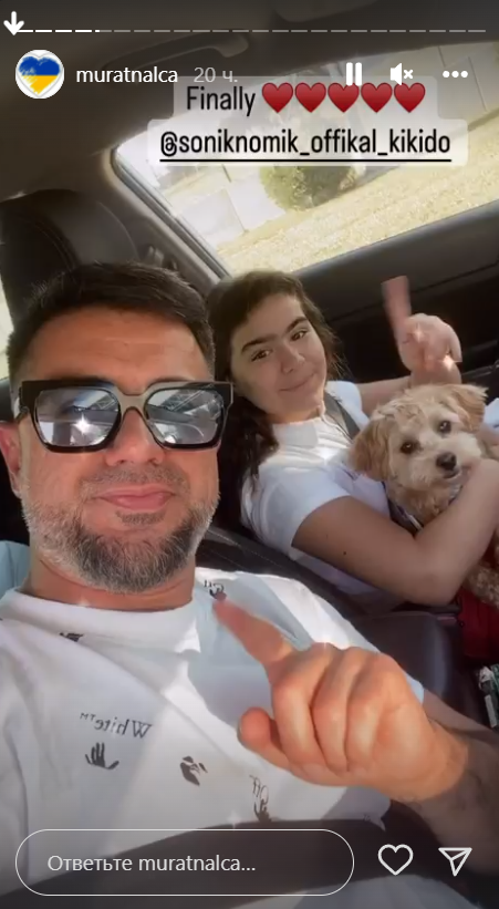 Мурат с дочерью Софией / Скриншот Instagram Мурат с дочерью Софией / Скриншот Instagram