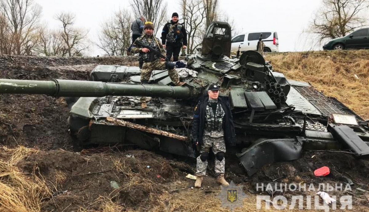 На Киевщине нашли вражескую технику / фото Нацполиция На Киевщине нашли вражескую технику / фото Нацполиция