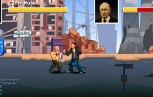 Українці створили гру, в якій можна в ролі Маска відлупцювати Путіна і Кадирова