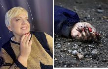"Якщо це актори, то приведіть мою маму": донька вбитої в Бучі жінки з червоним манікюром (відео)