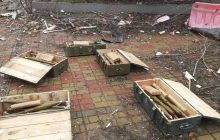 У звільненому Гостомелі нацгвардійці виявили великий схрон ворожих боєприпасів