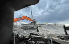 Через несколько дней будет открыто движение временным мостом возле Стоянки – Тимошенко