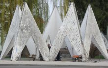 Дерусификация на Львовщине: в Дрогобыче начали демонтаж "вечного огня" (фото)