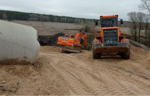 На трассе Р-69 из Чернигова в Киев строят уже вторую временную переправу – УАД