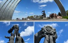 В Киеве демонтируют скульптуру рабочих, символизирующих дружбу Украины и РФ, а Арку переименуют
