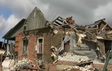 Пепелища вместо домов: Минобороны показало разрушенное село на Харьковщине (видео)