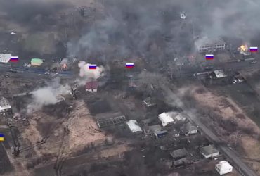 Один украинский танк вступил в бой с вражеской колонной (видео)