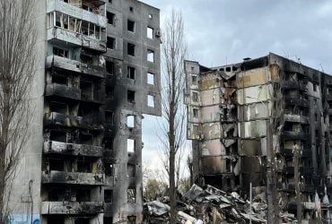 В Бородянку для помощи спасателям прибыли 60 добровольцев из Киева