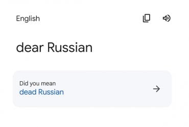 Роскомнагляд звинуватив Google-перекладач у погрозах росіянам