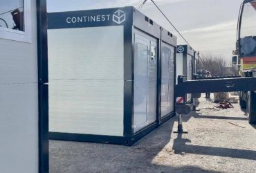 В Бородянке установили временные дома для спасателей и волонтеров (фото)