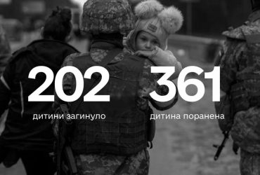 В Україні російські окупанти вбили вже 202 дитини