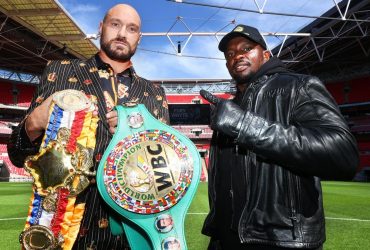 Ф'юрі та Вайт провели дуель поглядів перед головним боєм суперважкої ваги весни (відео)