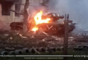 В Мариуполе обнаружили V-танки, на которых оккупанты совершали зверства в Буче (видео)