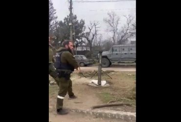 Кадыровцы опозорились отсутствием военных навыков (видео)