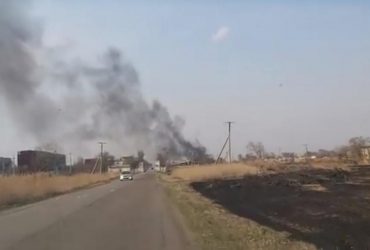 В Уссурийске пылает авиабаза оккупантов (видео)