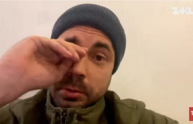 Андрей Бедняков рассказом о родных из Мариуполя довел до слез ведущих 1+1 (видео)