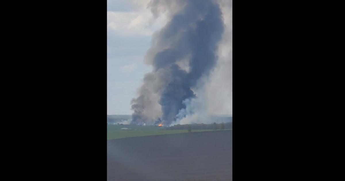 Again fires in Belgorod / Screenshot