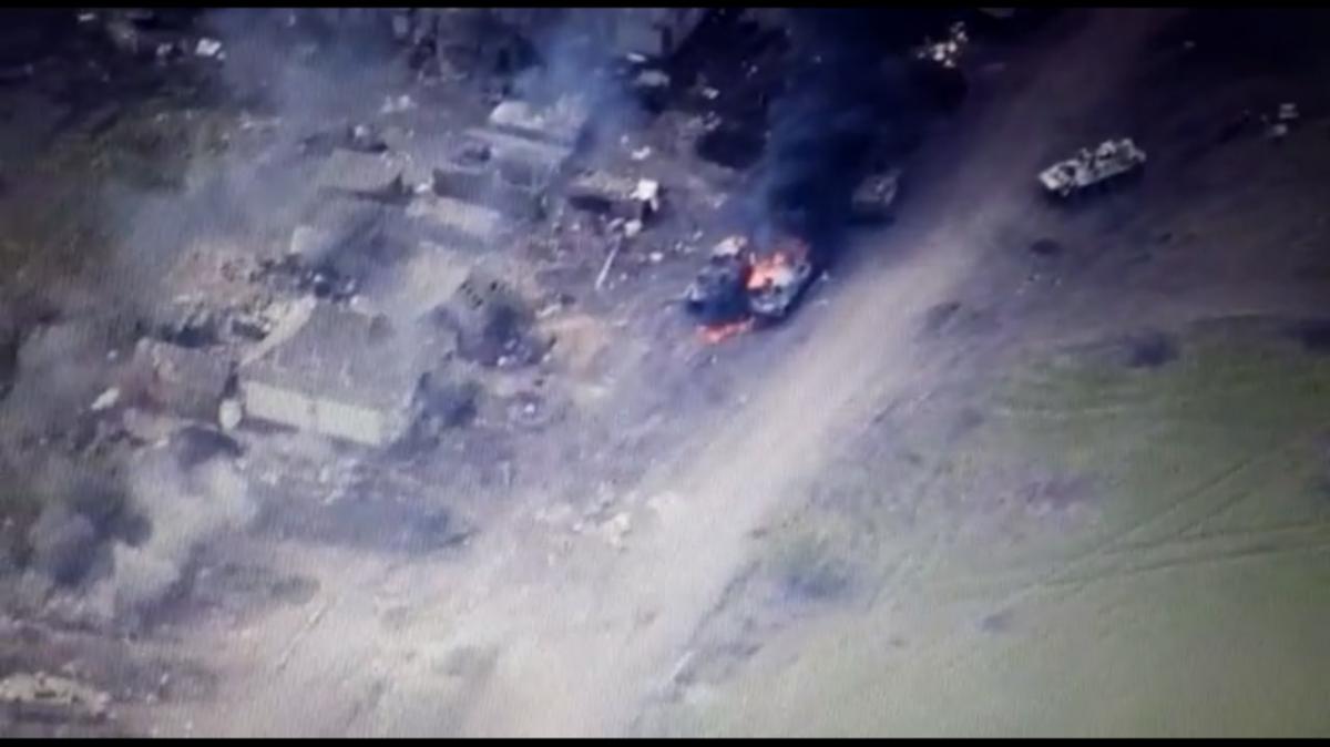 Ukrainian soldiers destroyed russian equipment / screenshot