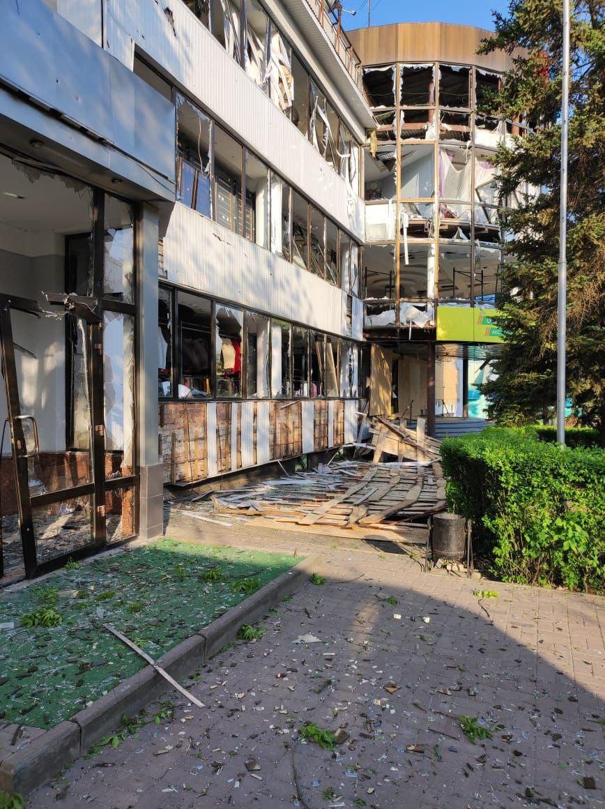 The invaders fired at the center of Kramatorsk and residential areas / photo Telegram channel of Pavel Kirilenko