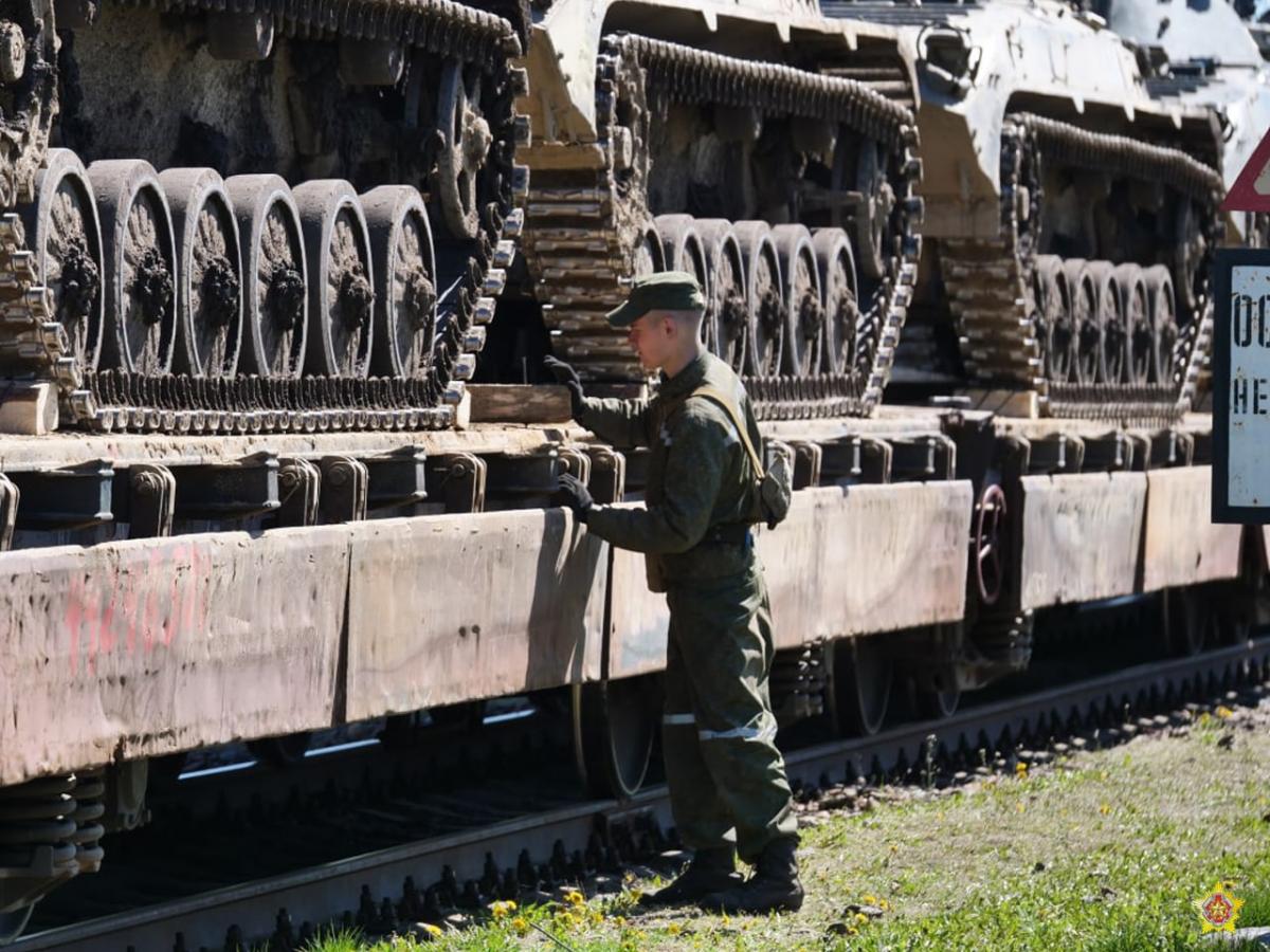 Из Беларуси в РФ убыло ещё 5 эшелонов / фото t.me/modmilby
