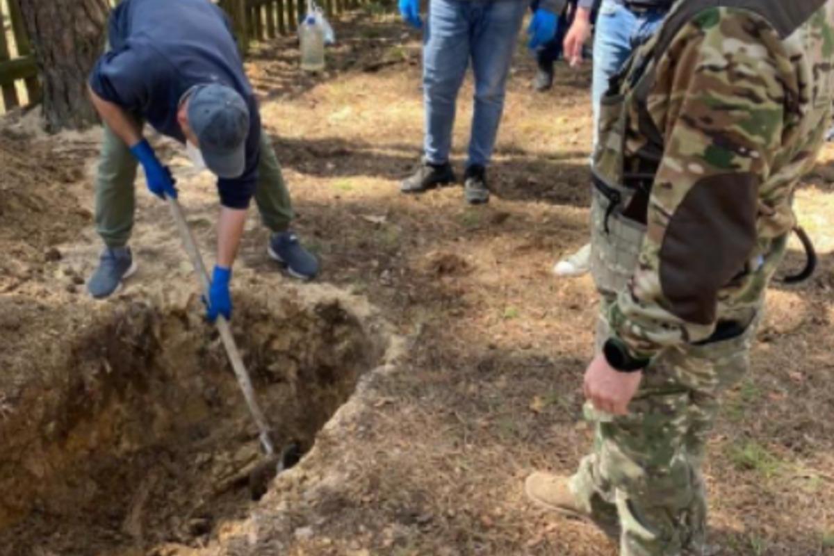 In the Kiev region found the bodies of guys brutally murdered by the occupiers / photo facebook.com/Police of the Kyiv region