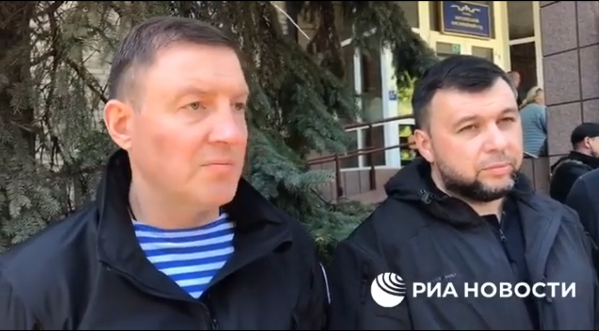 Andrey Turchak and Denis Pushilin / photo screenshot You-Tube