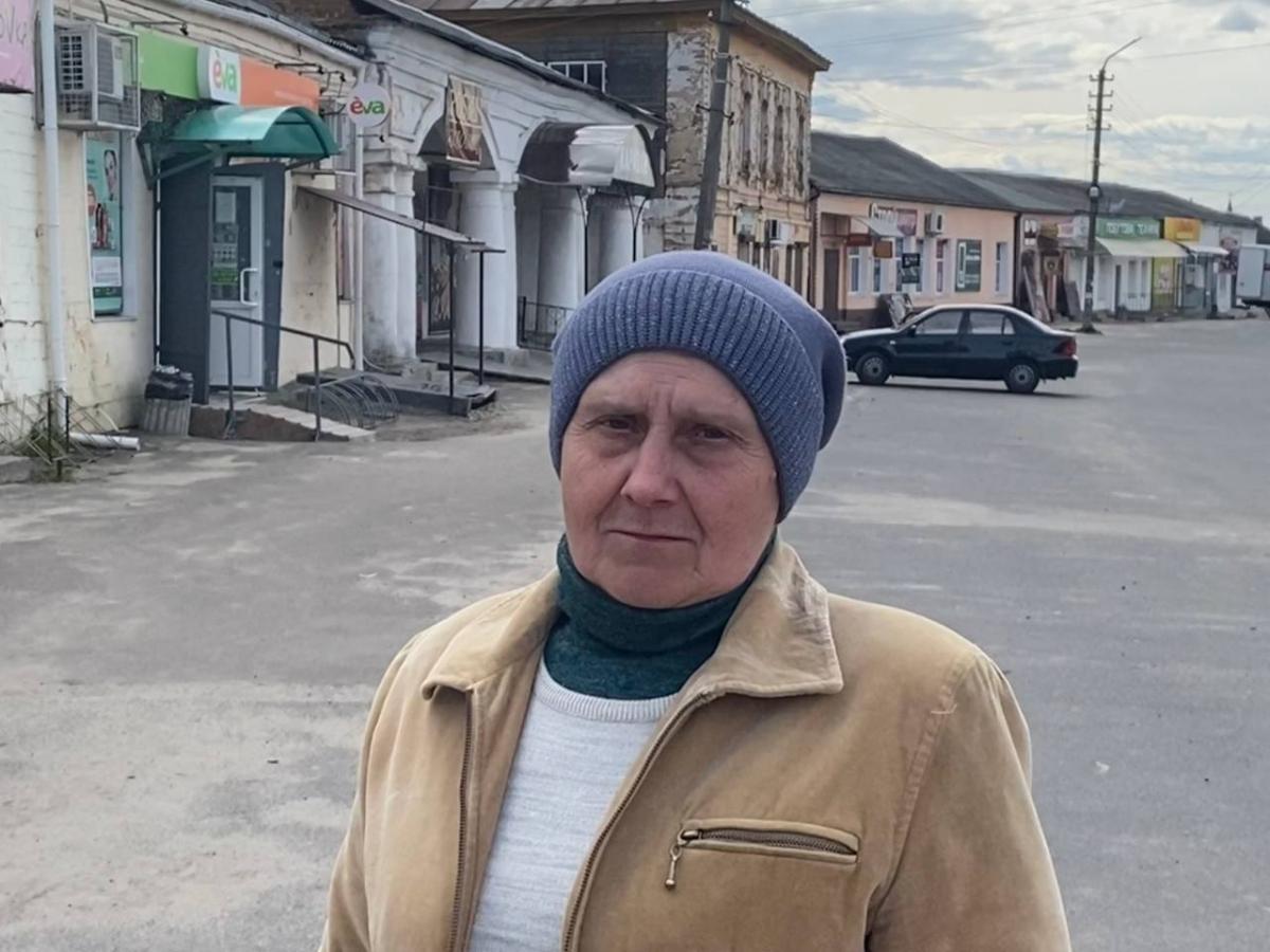 Місцева жителька Наталія говорить, що завжди була російськомовною / фото Ірини Синельник 