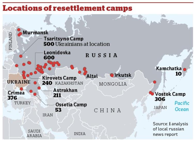 Точно журналисты узнали о существовании лагерей в таких регионах / Источник: Inews Точно журналисты узнали о существовании лагерей в таких регионах / Источник: Inews