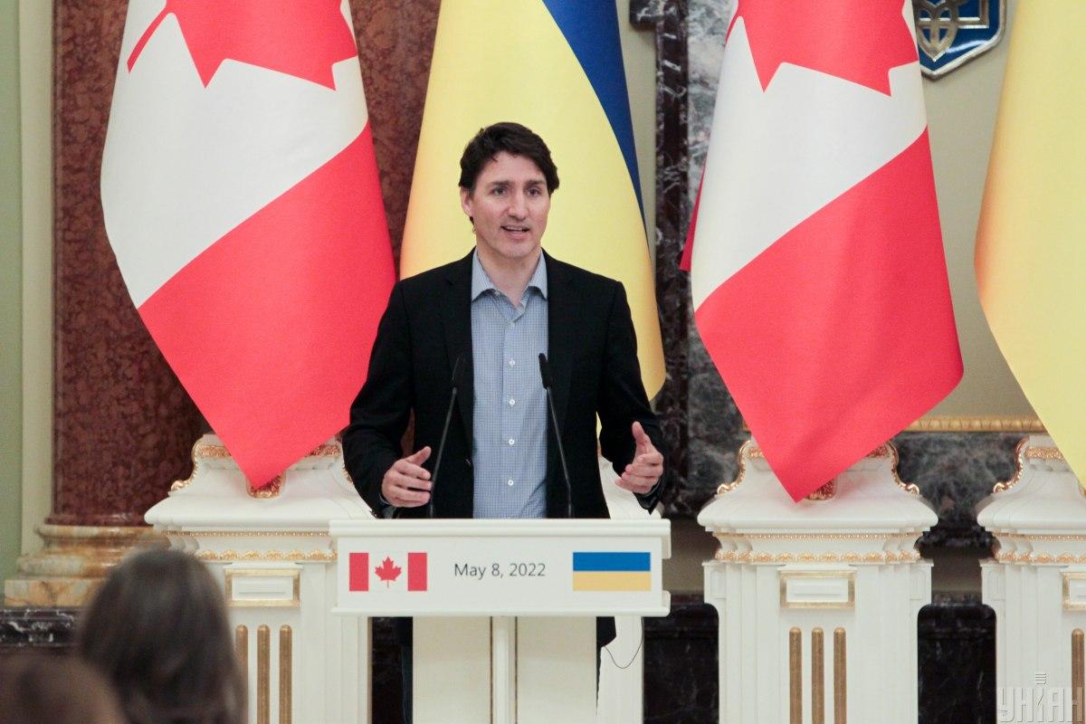 Трюдо заверил, что Канада и в дальнейшем будет действовать солидарно с Украиной против Путина / фото УНИАН, Сергей Ревера