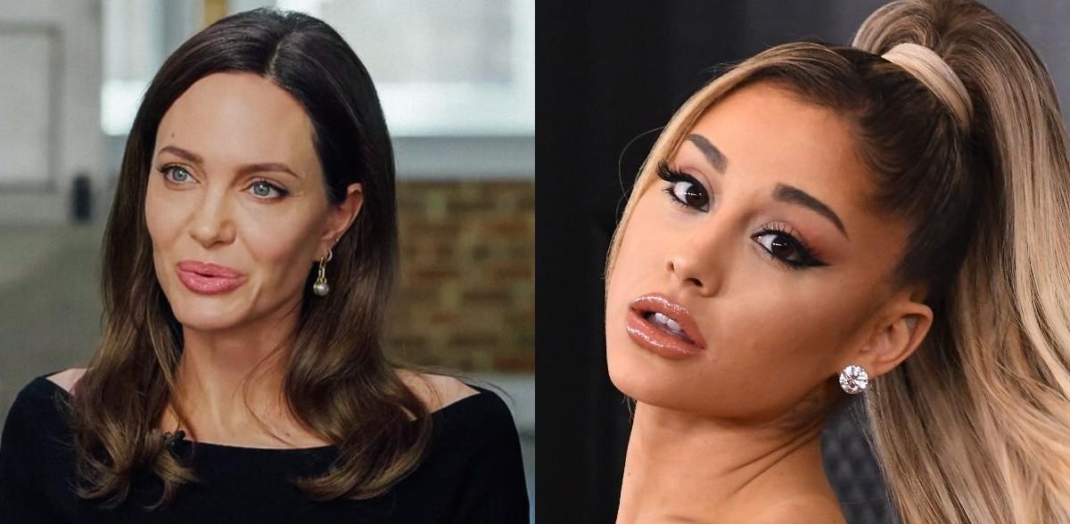 Angelina Jolie, Ariana Grande / photo collage