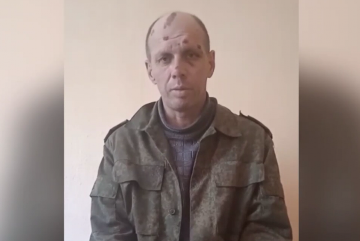 Российский оккупант дал показания СБУ / скриншот Российский оккупант дал показания СБУ / скриншот