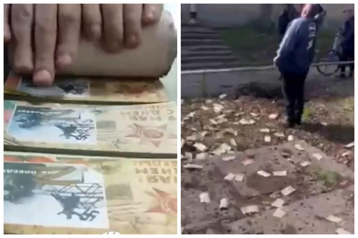 На видео можно увидеть и кадры после "прилета" снарядов / скриншоты На видео можно увидеть и кадры после "прилета" снарядов / скриншоты